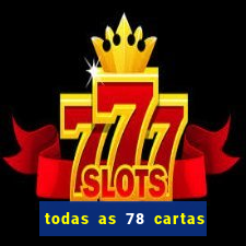 todas as 78 cartas do tarot